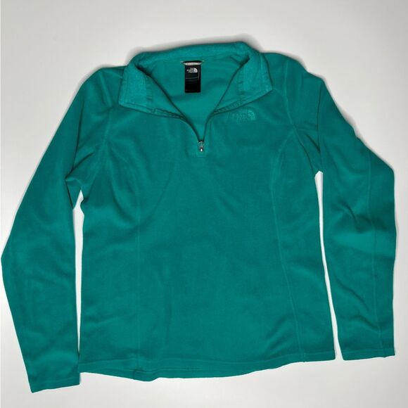 The North Face Other - The North Face Green Zip Up Fleece Sweater size medium